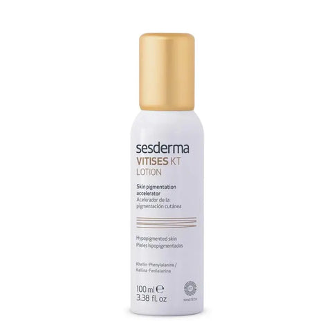 Sesderma Vitises Kt Lotion 100ml bottle with pump, skincare product from Jag Couture London and New York, on a white background.