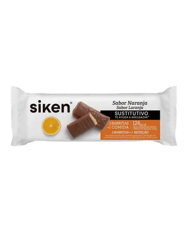 Siken Orange Bar 44g by Jag Couture London - New York, showing a bright orange chocolate bar on a white background.