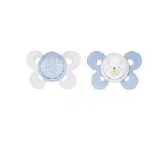 Jag Couture London - New York Silicone Pacifier Chicco Physio Comfort Child 0-6 M 2u