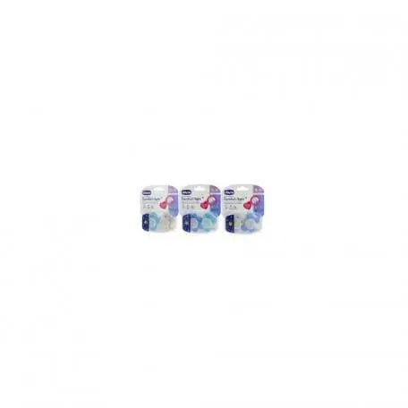 Jag Couture London - New York Silicone Pacifier Chicco Physio Comfort Child 16-36 M 2u