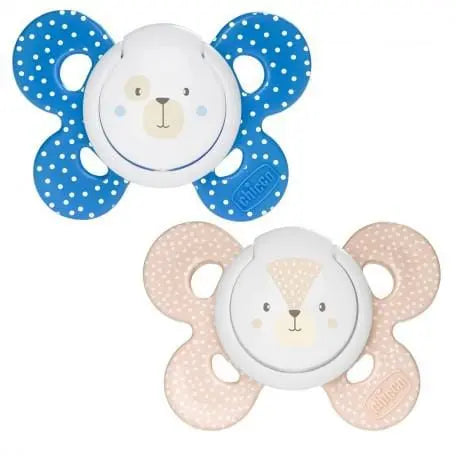 Jag Couture London - New York Silicone Pacifier Chicco Physio Comfort Child 6-16 M 2u