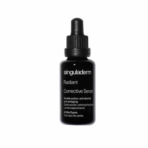 Singuladerm Radiant Corrective Serum 30ml in a sleek bottle, designed for skin brightening and rejuvenation.