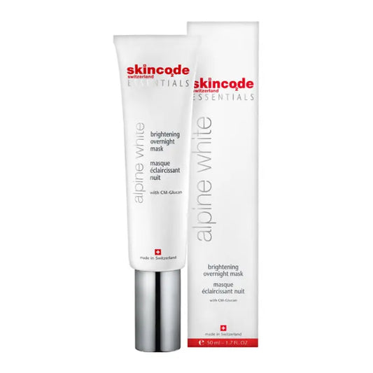 Skincode Essentials Alpine White Brightening Overnight Mask 50ml Jag Couture London - New York