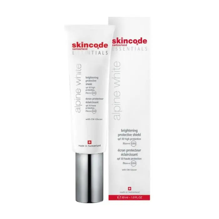 Skincode Essentials Alpine White Brightening Protective Shield Spf50 30ml Jag Couture London - New York