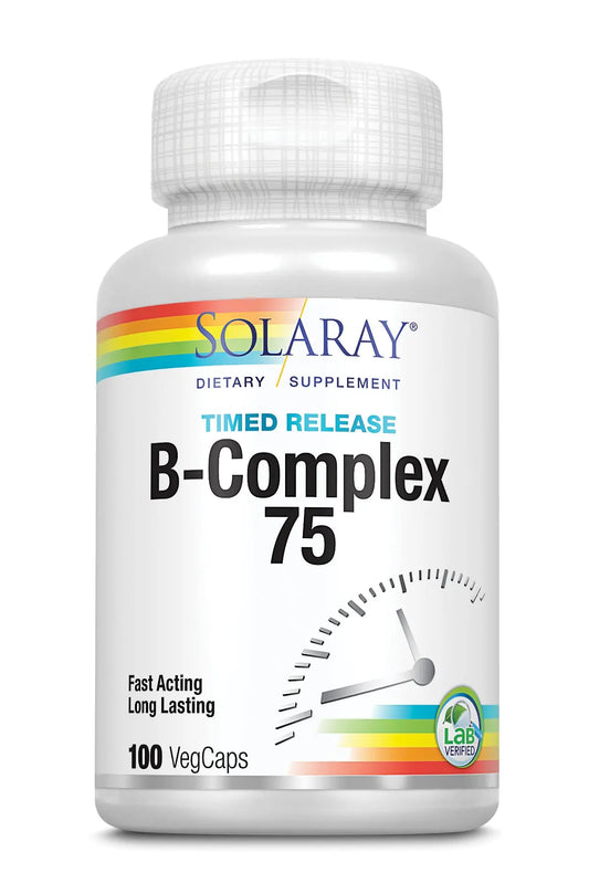 Solaray B Complex 75 A-R 100 Vcaps Jag Couture London - New York