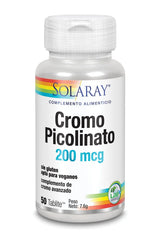 Jag Couture London - New York Solaray Chromium Picolinate 50 Tabletas