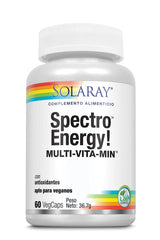 Jag Couture London - New York Solaray Spectro Energy 60 Caps Vegetales
