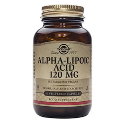 Solgar Alpha Lipoic Acid 120mg 60 Capsules Jag Couture London - New York