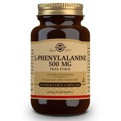 Jag Couture London - New York Solgar L-Phenylalanine 500mg 50 Capsules