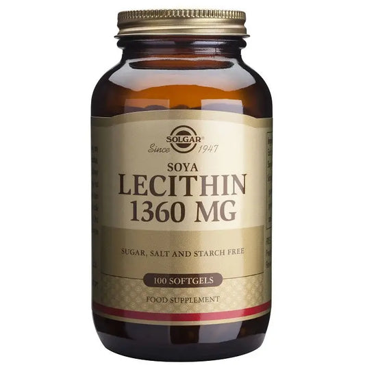 Solgar Lecithin 1360mg 100 Softgels Jag Couture London - New York