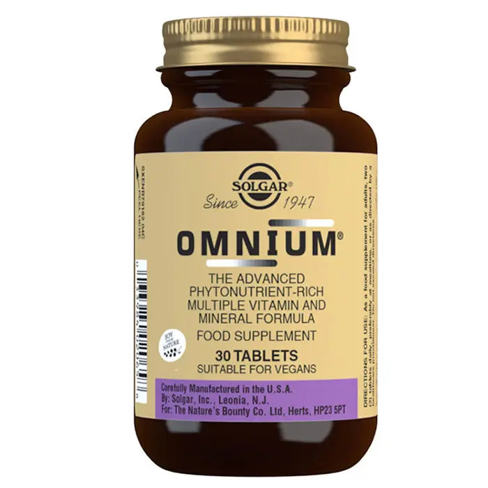 Solgar Omnium 30 Tablets Jag Couture London - New York