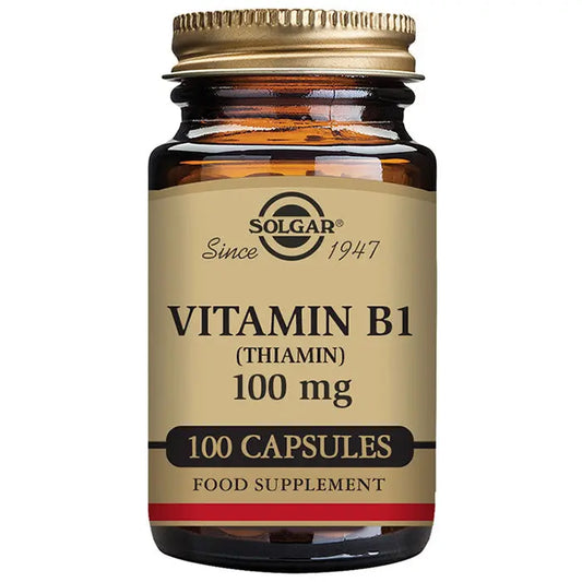Solgar Vitamin B1 100mg 100 Capsules Jag Couture London - New York