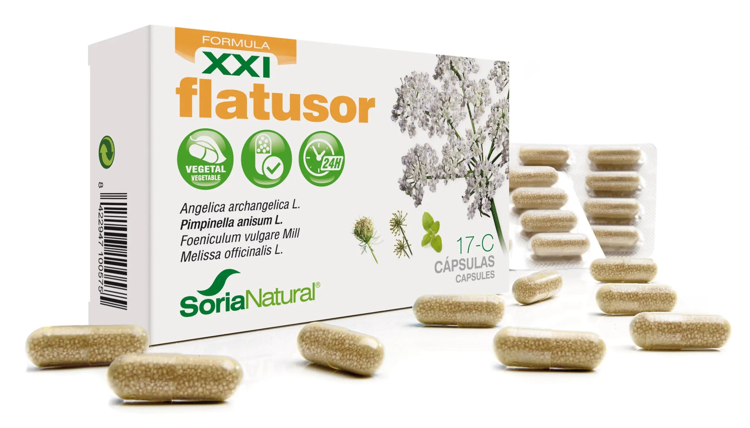 Soria 17-C Flatusor 30 Caps Liberacion Prol Sxxi Jag Couture London - New York