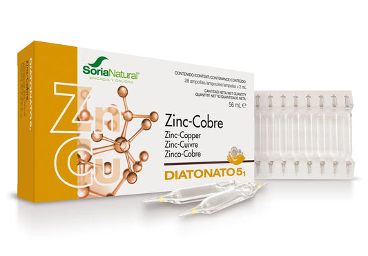 Soria Diatonato 5-1 Zinc-Cobre 28 Ampollas X 2ml Jag Couture London - New York