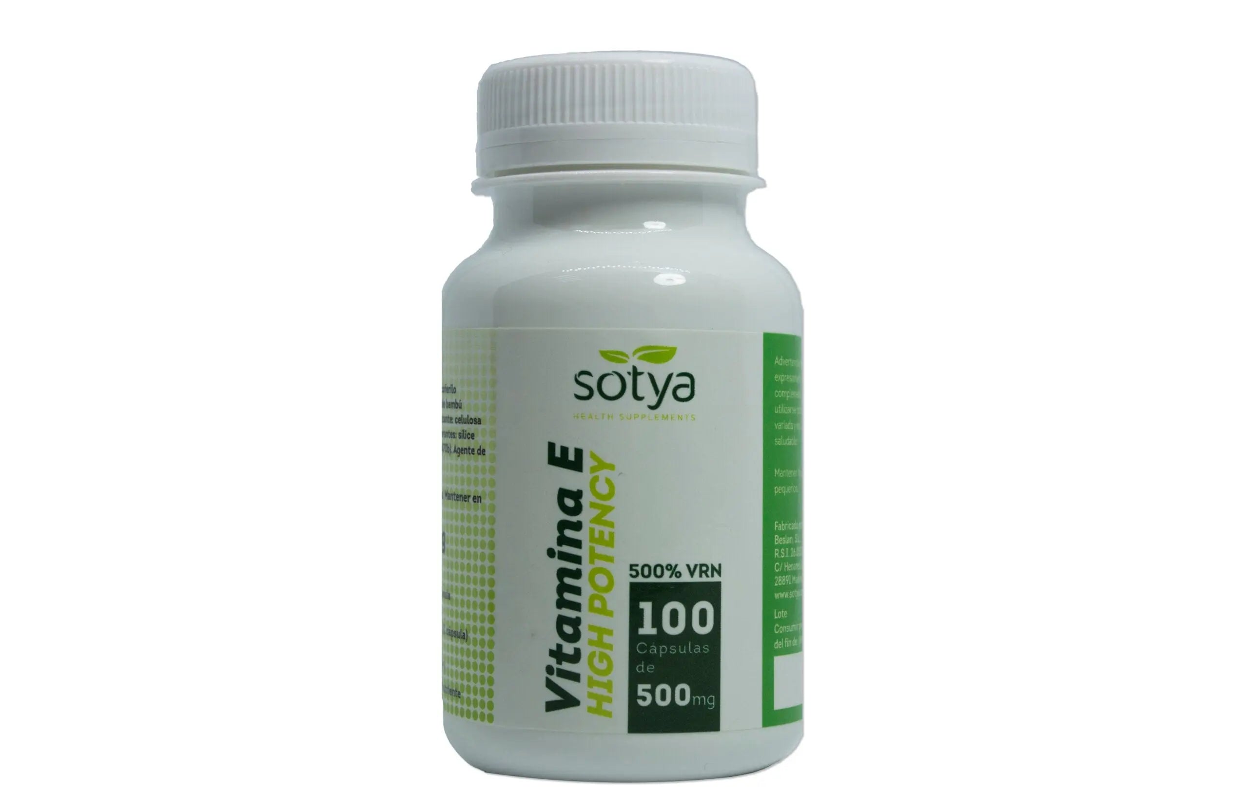 Jag Couture London - New York Sotya Vitamina e High Potency 500mg 100 Cap