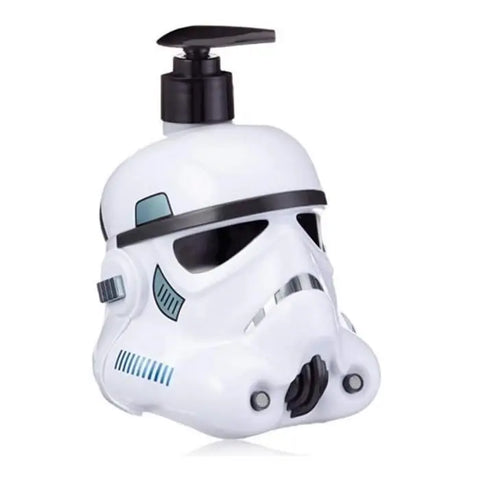 Star Wars white shower gel and shampoo 500ml bottle by Jag Couture London featuring iconic Star Wars design.