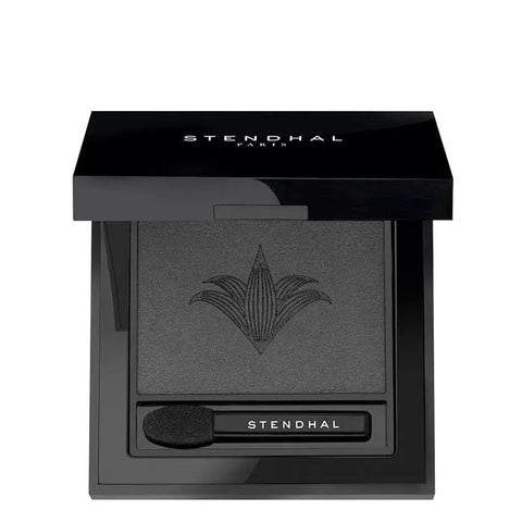 Stendhal Magnifying Eyeshadow 502 Graphite in 2.5g compact, with shimmery dark gray eyeshadow from Jag Couture London-New York.