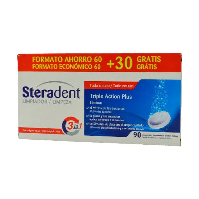 Jag Couture London - New York Steradent Triple-Acting Plus 60comp 30comp