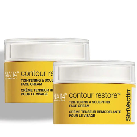 Jag Couture London New York Strivectin Contour Restore face cream set with 2x50ml jars for tightening and sculpting skin