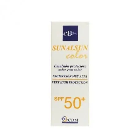 Sunalsun protección muy alta 50 color 50ml jar with sun protection cream, by Jag Couture London New York.