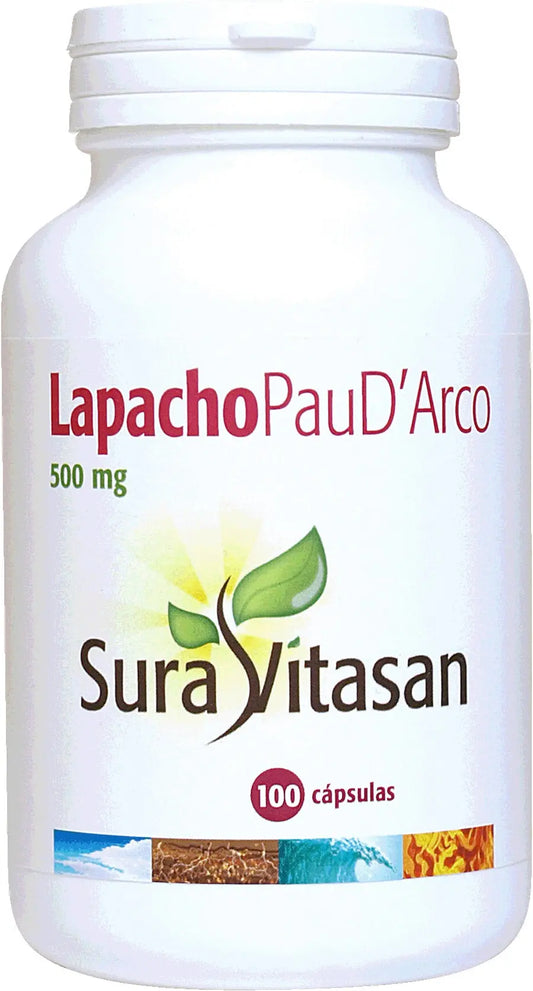 Sura Vitas Lapacho Pau Darco 500 Mg 100 Caps Jag Couture London - New York