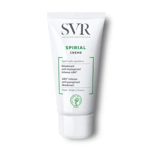 Jag Couture London New York Svr Spirial anti-perspirant deodorant cream 50ml jar with smooth, white cream inside.