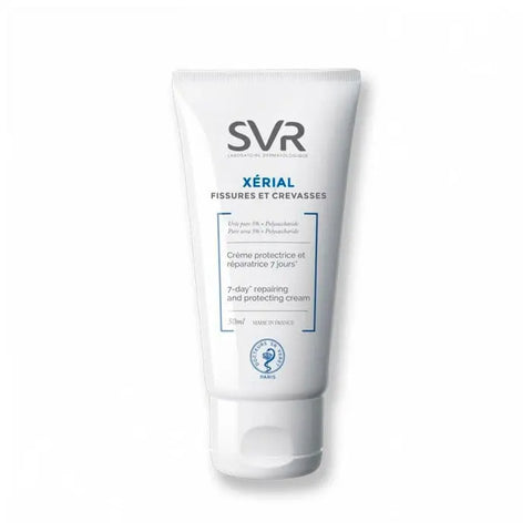Svr Xérial Fissures et Crevasses 50ml tube, moisturizing cream for dry, cracked skin from Jag Couture London New York.