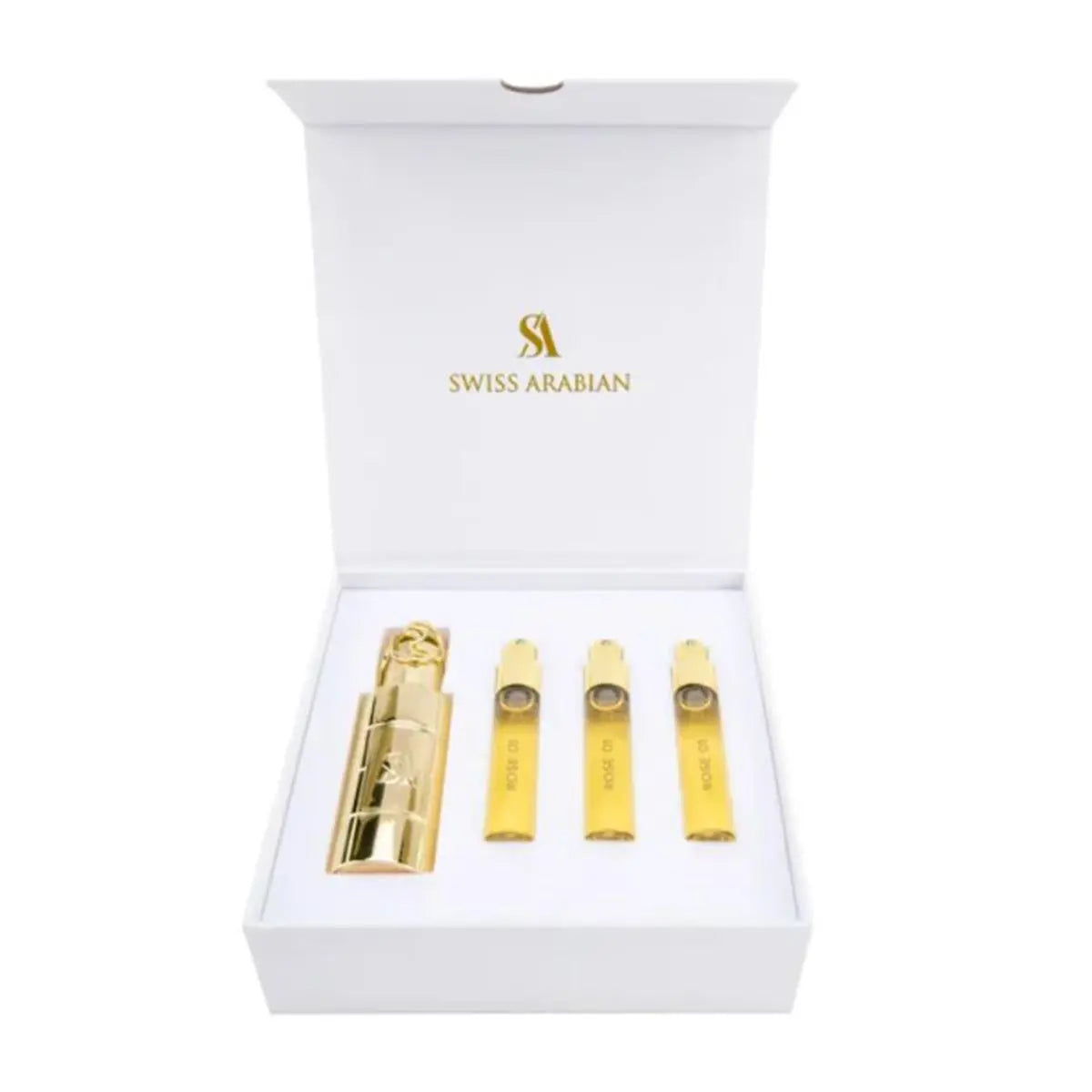 Swiss Arabian Rose Experience Eau De Parfum Set 1ml Jag Couture London - New York