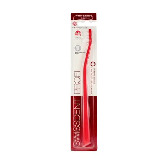 Swissdent Profi Whitening Classic Toothbrush Red Jag Couture London - New York