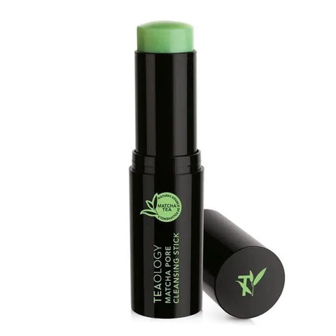 Teaology Matcha Tea Cleansing Stick by Jag Couture London and New York, 12g, with green tea ingredients and natural packaging.