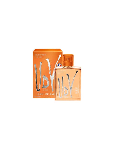 Ulric De Varens Varens U D V Vip Edt spray 100ml displayed in a sleek bottle, with branding and elegant packaging details.