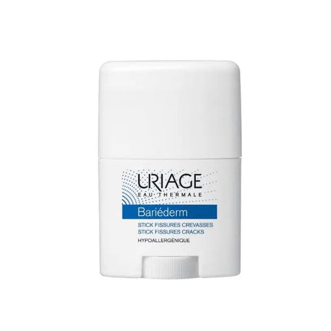 Uriage Bariéderm Stick for fissures and cracks, 22g, with a natural, skin-protecting formula in a portable stick container.