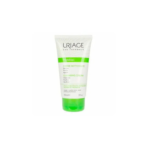 Uriage Hyseac Cleansing Cream in 150ml jar, skincare product by Jag Couture London New York, with white cream and clean packaging.