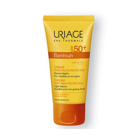 Uriage SPF50+ Extra Fluid Cream 50ml, a lightweight sun protection moisturizer from Jag Couture London New York.