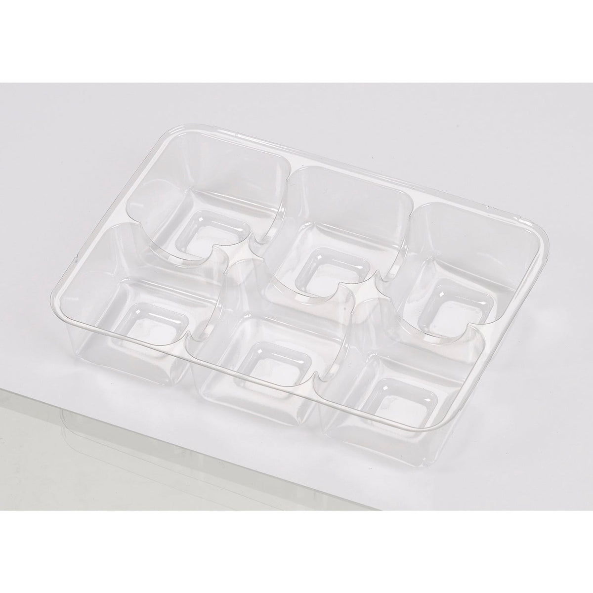 Clear 6 vac tray