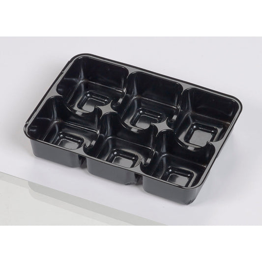Black 6 vac tray