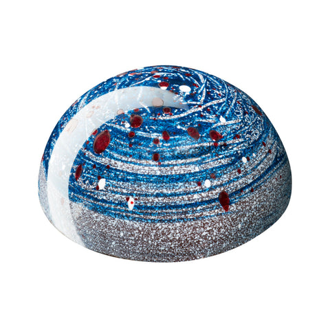 Picasso elderflower chocolate with elderflower jelly and lemon cream filling in dark chocolate, by Jag Couture London New York.
