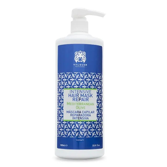 Valquer Intensive Hair Mask Repair Mediterranean Olive 1000ml Jag Couture London - New York