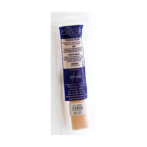 Varisan foam tube bandage in size 4, designed for compression and support, from Jag Couture London New York.