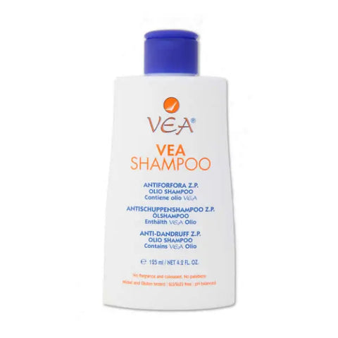 Vea Anti-Dandruff Shampoo by Jag Couture London New York, 125ml bottle with sleek packaging and label.