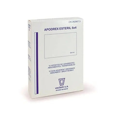 Jag Couture London - New York Vectem Apoderex 6x4cm Sterile Wound Dressing 6 Units