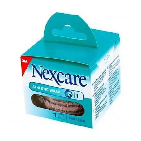 Sports protective bandage 5x2.5 cm Nexcare by Jag Couture London New York, shown wrapped around a finger for support.
