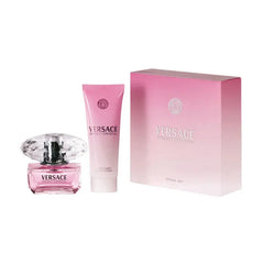 Versace Bright Crystal Eau De Toilette Spray 50ml Set 2 Pieces Jag Couture London - New York
