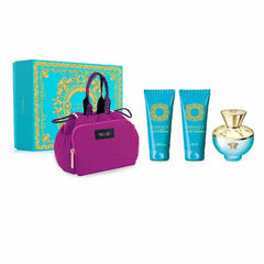 Versace Dylan Torquoise Eau De Toilette Spray 100ml Set 4 Pieces Jag Couture London - New York