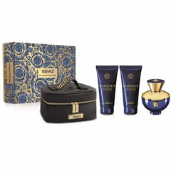 Jag Couture London - New York Versace Pour Femme Dylan Blue Eau De Perfume Spray 100ml Set 3 Pieces