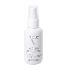 Vichy Capital Soleil Uv-Age Daily SPF50+ Water Fluid Antifotoaging 40ml Jag Couture London - New York