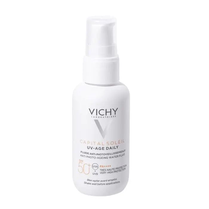 Jag Couture London - New York Vichy Capital Soleil Uv-Age Daily SPF50+ Water Fluid Antifotoaging 40ml