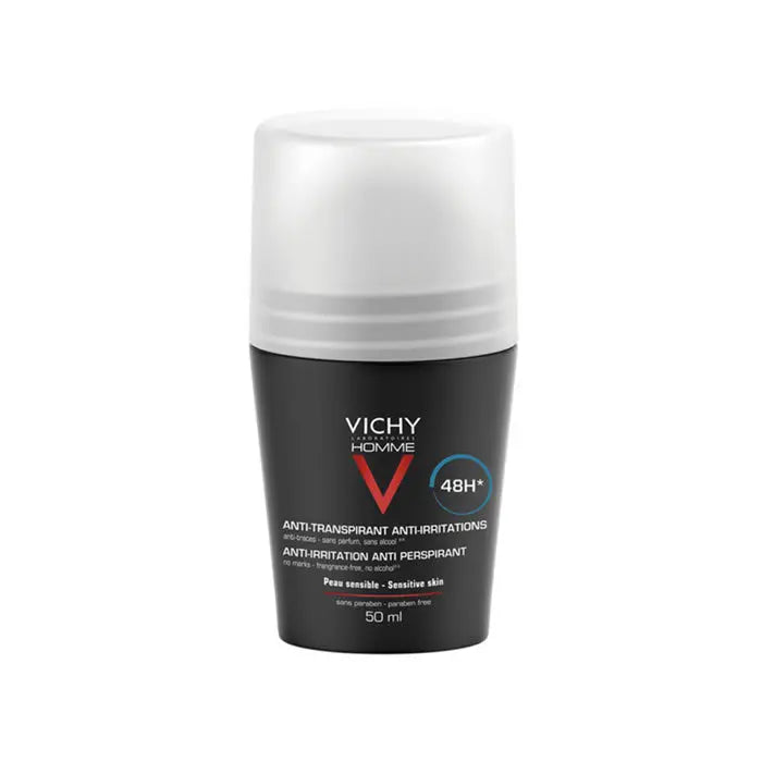 Vichy Homme Roll On Deodorant For Sensitive Skin 50ml Jag Couture London - New York