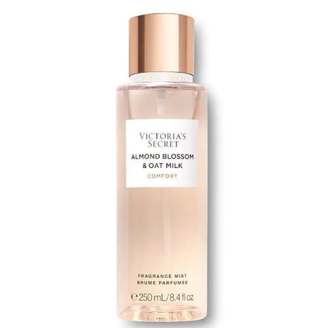 Victoria's Secret Almond Blossom and Oat Milk fragrance mist spray 250ml with floral and creamy scent, by Jag Couture London New York
