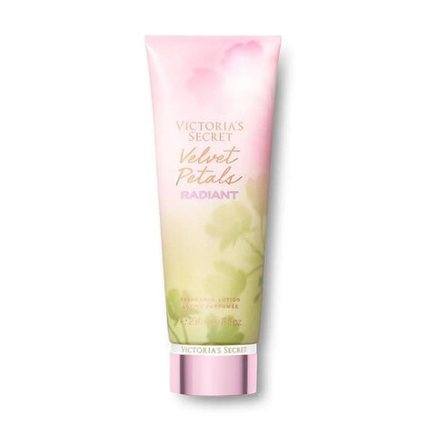 Victoria's Secret Velvet Petals Lotion 236ml bottle with a sleek design, part of the Victoria's Secret fragrance collection.